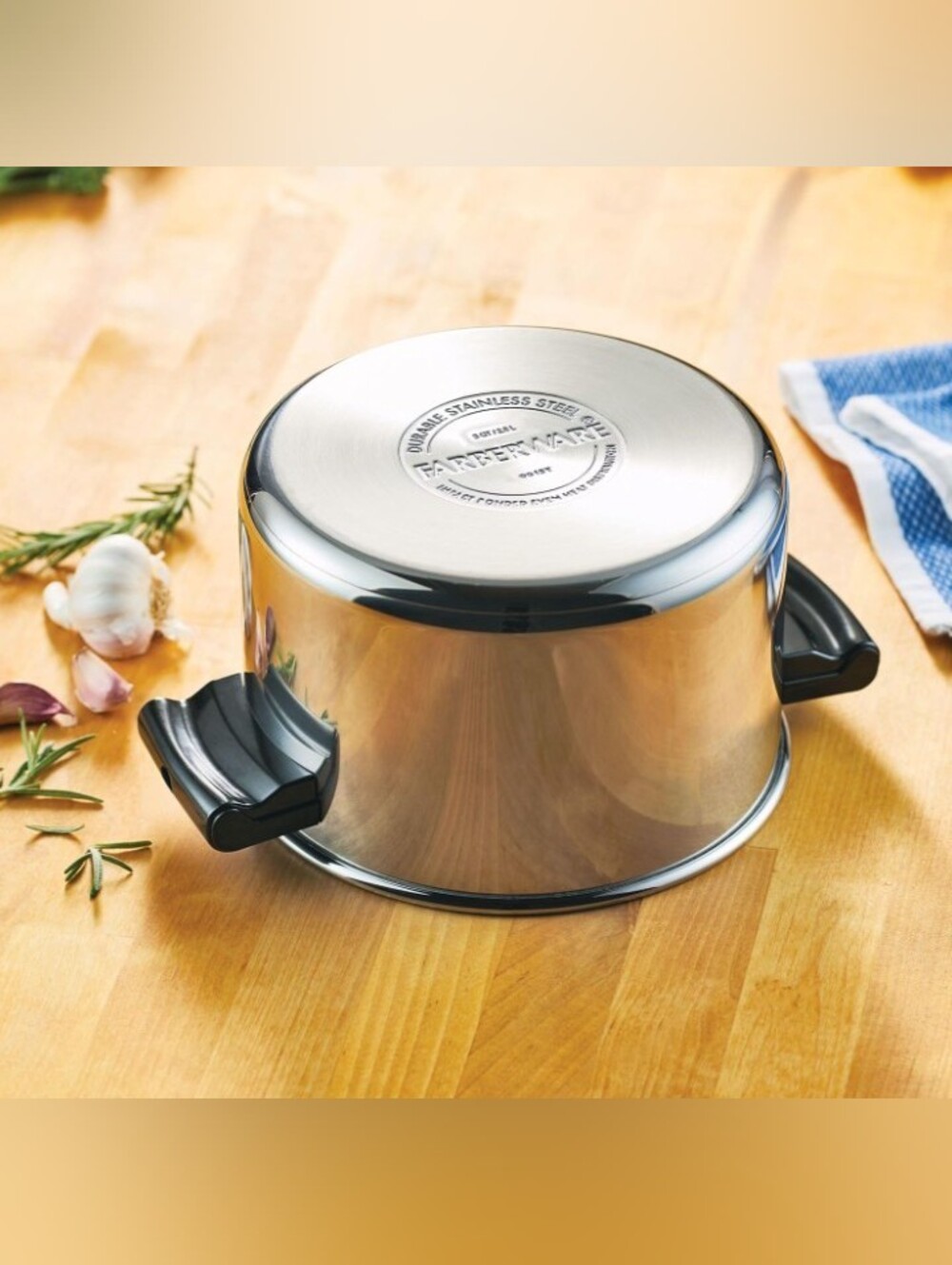 FARBERWARE Stack & Steam 3 Quart Saucepot and Steamer Insert BRAND-NEW UNOPENED - Picture 3 of 12